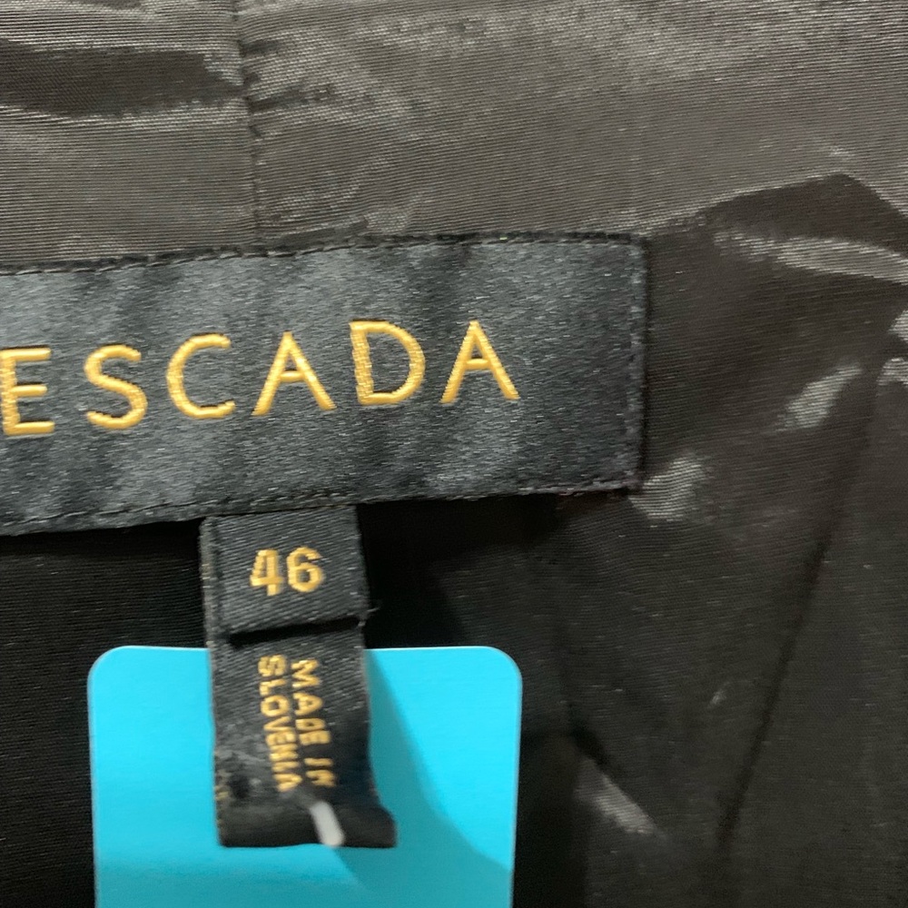 Escada Black Blazer sz46. XL - Picture 2 of 6